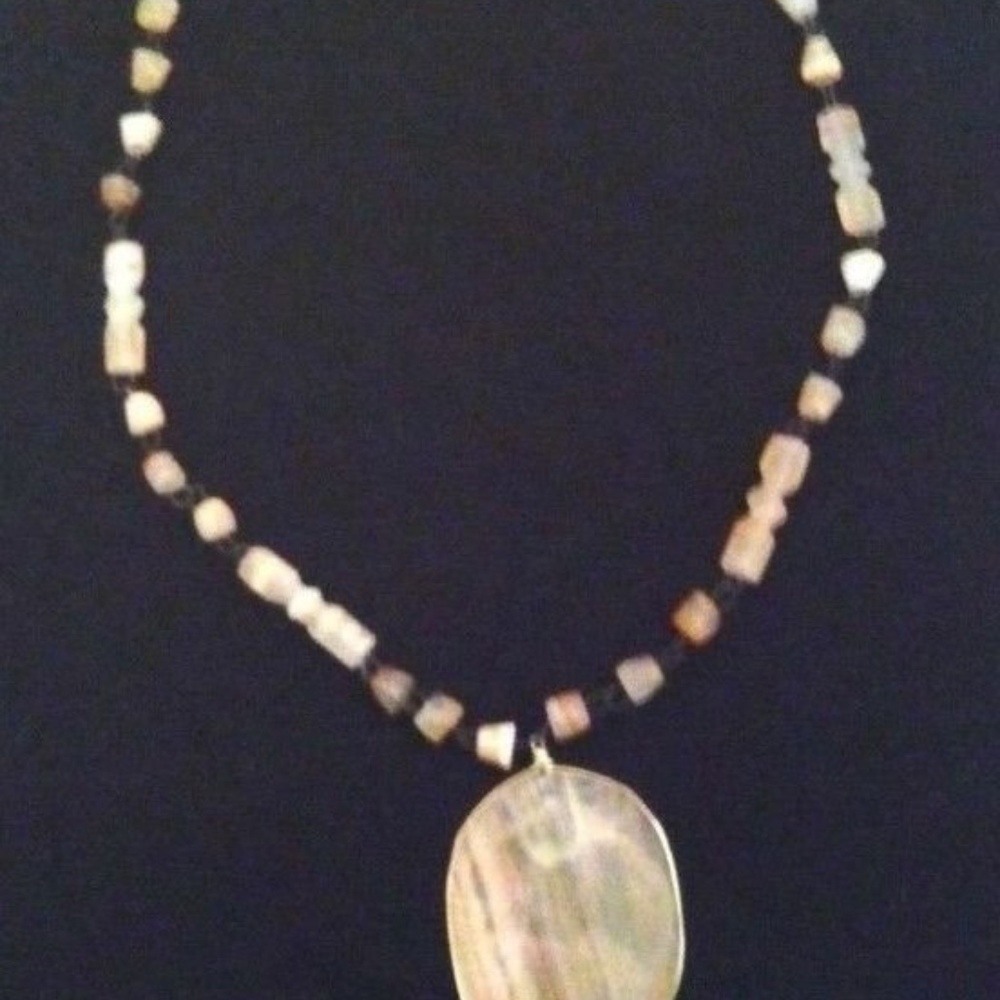 PENDANT NECKLACE STONE MEXICAN ONYX STONE